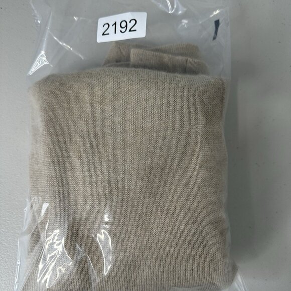 Vintage Cezani Cable Knit Vest XL Wool Blend Button up Tan - Picture 10 of 10